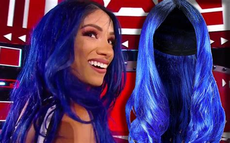 sasha banks real hair|does sasha banks wear wigs.